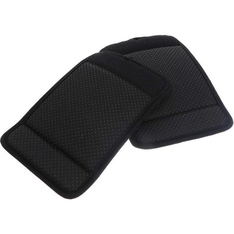 paire de coussins d'accoudoirs pour fauteuil roulant, coussins de soutien pour les mains d'un déambulateur-22X14.5CM-Black