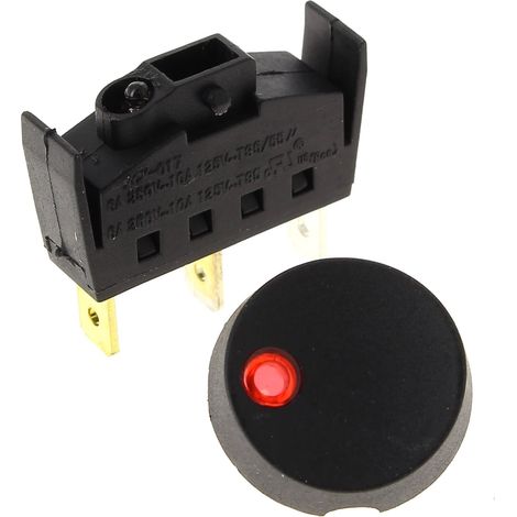 Interruttore nero a 3 poli ss-200421 per macchina da caffè moulinex