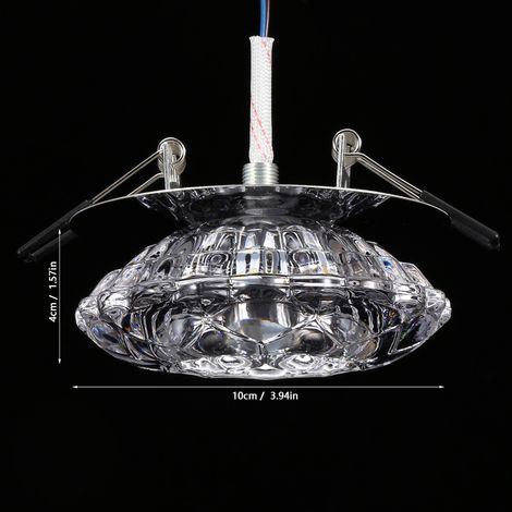 Plafonnier LED encastré 3W, luminaire spot, éclairage coloré pour la maison (1/5)