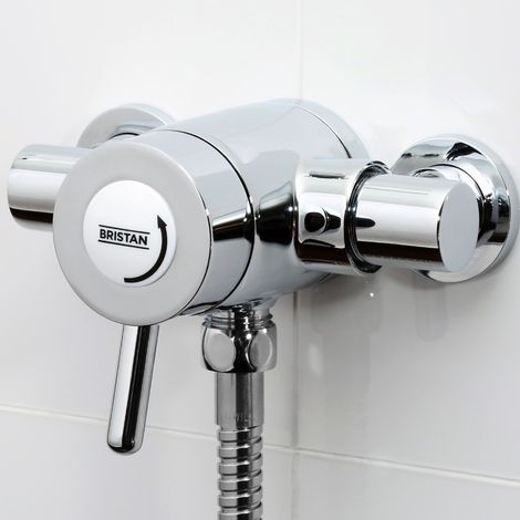 Bristan Sirrus Gummers Exposed Thermostatic Mixer Shower Valve 110mm 130mm 138mm (1/4)