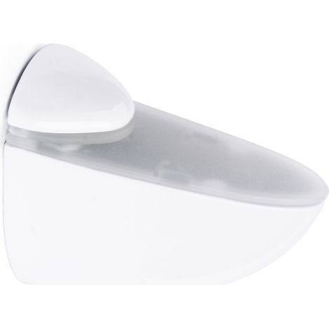 Soporte Regulable para Baldas de Cristal y Madera  Fabricado en Zamak  Acabado en Blanco  Para Baldas con Espesores de 3-22 mm  Medidas 266070 mm  Sistema de Fijación Atornillado  1 Unidad -