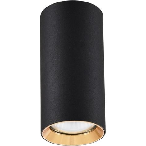Downlight Manacor 1 GU10 luz negra Prestige LP-232/1D - 170 BK/GD (1/2)