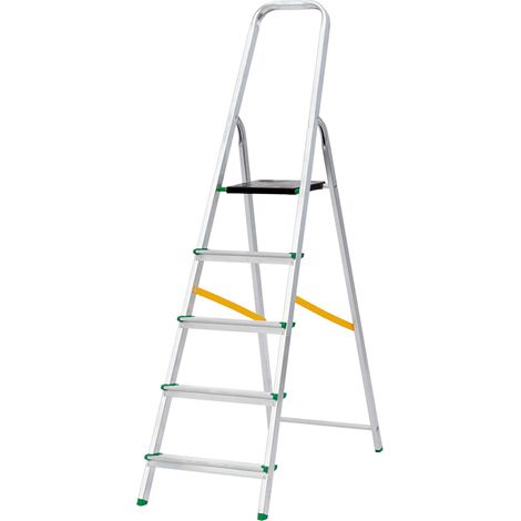 Escalera aluminio - 6 peldaños - 2,10 m (1/2)