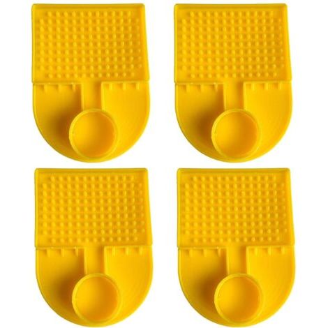 4pcs abeilles alimentaires de 4,5 x 3,4 pouces plasiques à l'eau de l'eau réutilisable du distributeur d'apiculture (1/5)