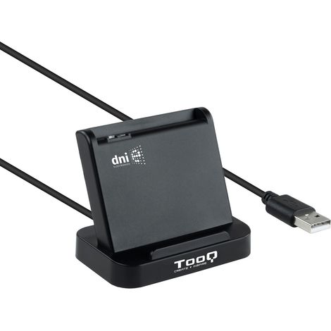 Dnie Smart Card Reader Vision Usb Schwarz Tooq Tqr-220b (1/2)