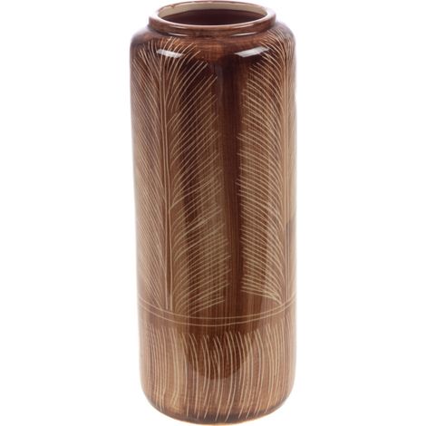 Amadeus - Vase Feuille rouille 33 cm