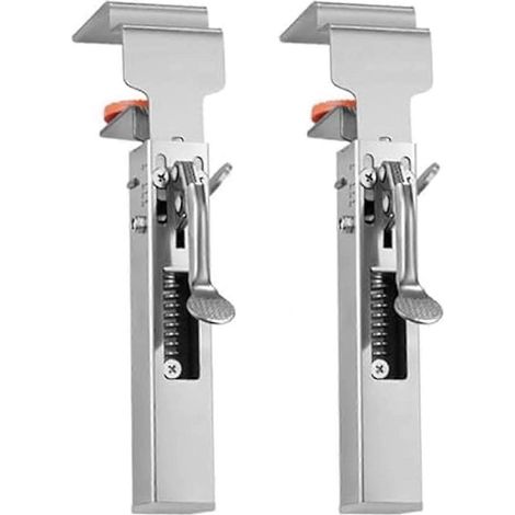 2 pinces de fixation réglables pour tiroir, clips de fixation pour tiroir, (1/5)