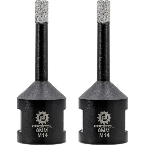 Fliesenbohrer Diamant 6mm M14 Porzellan Keramik Marmor 6mm2 (1/5)