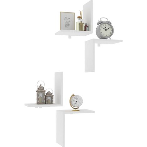 Mensola Modug, 4 Ripiani, 28x20x32h cm Bianco