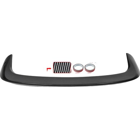 Spoiler trasero, material ABS, compatible con SUV compactos 2016-2022, aspecto de fibra de carbono. (1/2)