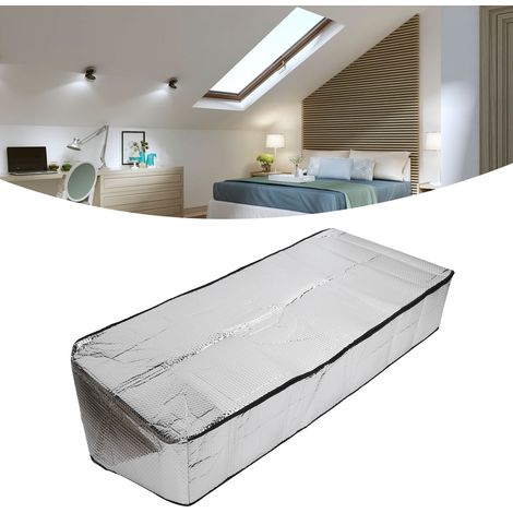 [Isolierabdeckung für Dachbodentreppen] + [Na] + [Modell 67x140cm] + [Wasserdichtes Aluminium, hocheffiziente Wärmedämmung, schnelle Montage]