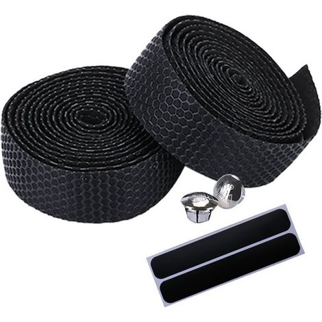 1 par de correas para manillar de bicicleta, Correas de silicona antideslizantes, Correas de EVA con absorción de impactos para mayor comodidad (1/5)