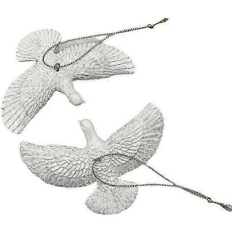 1 colombe de l'amitié en résine, décoration de Noël, colombes pour sapin de Noël, cadeau idéal, 25-26 cm (1/5)