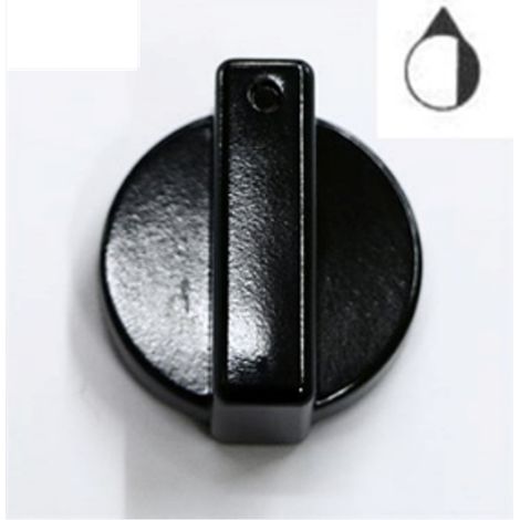 MANOPOLA POMELLO PIANO COTTURA CANDY SOVRANA ESTERNO 35 NERO GAMBO 6  2