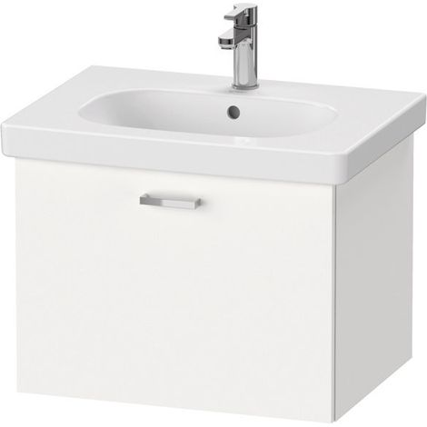 Duravit XBase meuble sous-lavabo mural L:60 cm avec 1 tiroir, (1/3)