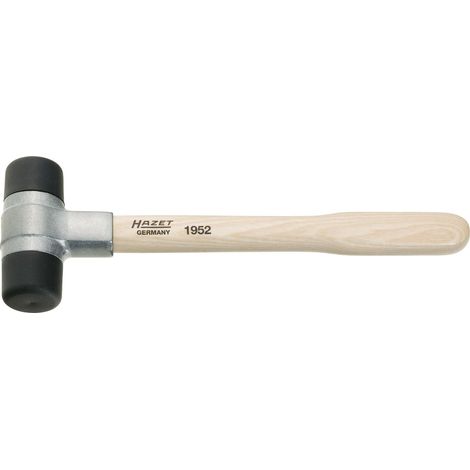 Marteau plastique 1952-50 I Tête de marteau 50 mm I Avec têtes interchangeables en desmopan et manche robuste en frêne, anti-rebond I Marteau de protection pour diverses applications (1/3)