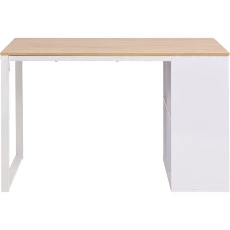 Maison Exclusive - Scrivania 120x60x75 cm Rovere e Bianco