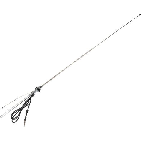 Antenne telescopique AM FM universelle passive chrome D38mm