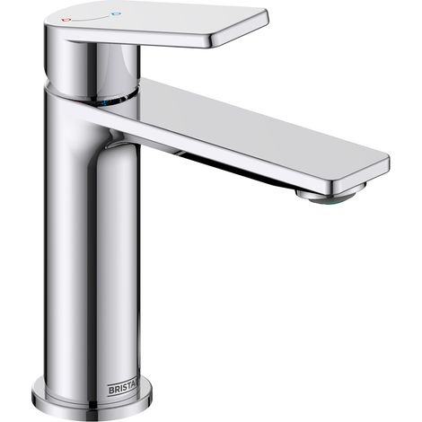 Bristan Frammento Eco Start Basin Mixer Tap with Clicker Waste - Chrome
