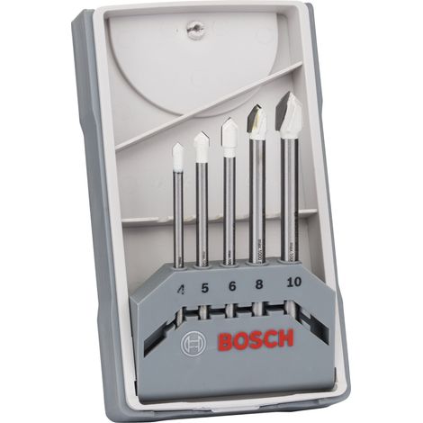Bosch CYL-9 Ceramic Fliesenbohrer-Sets 5-teilig 4-10mm