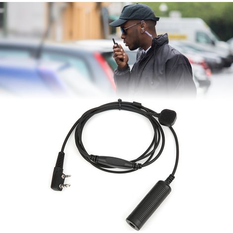 Écouteur PTT Tactique pour Radio Baofeng, Kenwood, TYT et Modèles Compatibles (1/5)