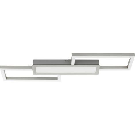 Eglo LED Deckenleuchte Fomento Stahl weiß 78 x 26 cm warmweiß-kaltweiß (1/2)
