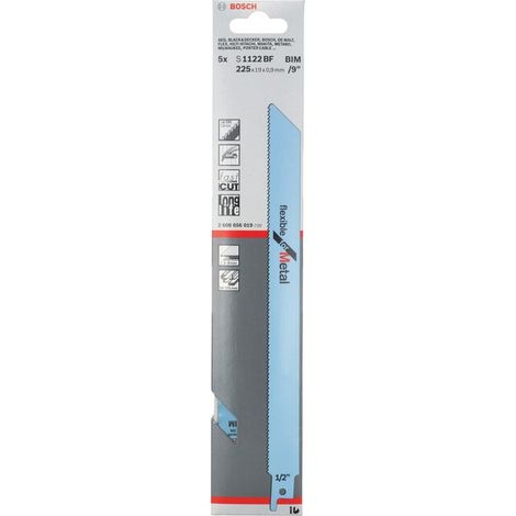 BOSCH-A 5 LAME S1122 BF P/SEGA P/LAMIERA