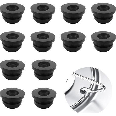 24 Pièces Passages en Caoutchouc Capuchon de Protection en Caoutchouc Camping Car Pieds en Caoutchouc Antirouille pour Dometic Smev Thetford avec Les Barres de 5 mm Cuisine Accessoires Cuisson (1/5)