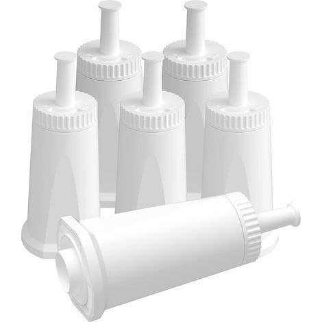 6 Pièces Filtre à Eau, Charbon Actif, Résine Échangeuse, Pour Machine Café SES008 SES990 (1/5)