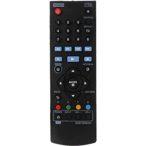 Télécommande de remplacement AKB73896401 pour lecteur DVD Blu-ray haute définition BP340, BP135, BP335W et BP300 (1/5)