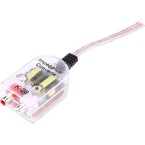 Amplificatore CD per auto Allecto, convertitore a bassa impedenza, adattatore dal design compatto per autoradio con subwoofer... (1/5)