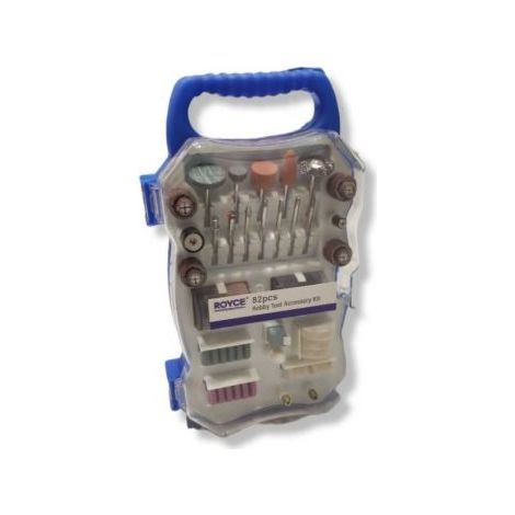 KIT 82 ACCESSORI MINI TRAPANO DREMEL PUNTE INSERTI PER LUCIDARE LEVIGARE (1/3)
