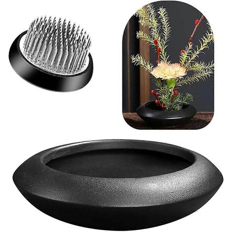 Kit de vase Ikebana, vase en céramique en forme de grenouille pour présenter de la mousse et des plantes hydroponiques, décoration, cadeau A (1/5)