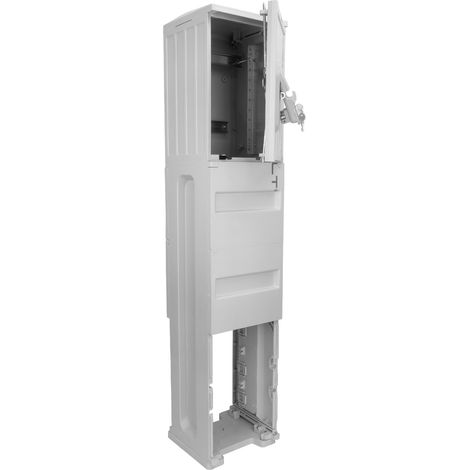 Armoire électrique sur socle IP44, poteau de fondation non protégé IP44, boîtier autonome thermodurcissable Doktorvolt DV-6012 (1/5)