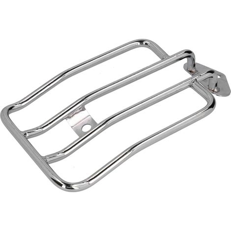 Porte-Bagages de Moto, Porte-Bagages de Siège Arrière de Moto en Acier Inoxydable avec Placage argenté pour Les Aventures Tout-Terrain (1/4)