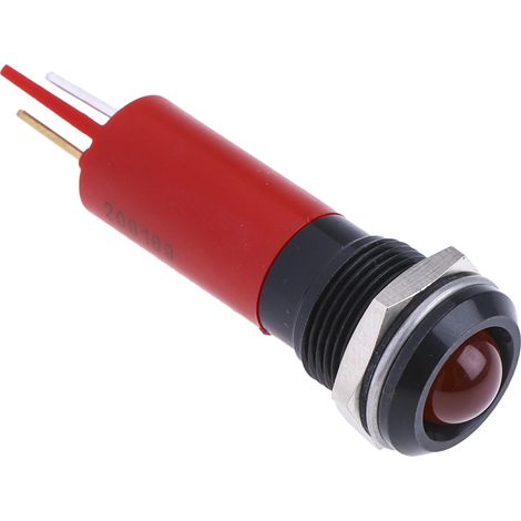 Voyant LED lumineux Rouge RS PRO, dia. 12mm, IP67 ( Prix pour 1 )