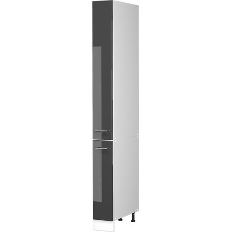 Armadio da farmacia Fame-Line, Antracite lucido/Bianco, 20 cm, Vicco (1/5)