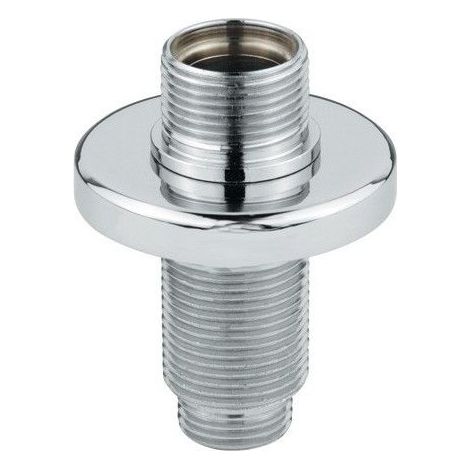 Base de fixation sur plage pour combinés de prélavage et becs mobiles. Sortie 3/4“ Idral 09435 Chromé (1/2)