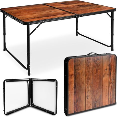 Mesa plegable para viajes de camping de 120x60 cm (1/5)