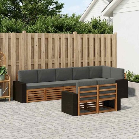 vidaXL Sofagarnituren Massivholz Akazie (1/5)
