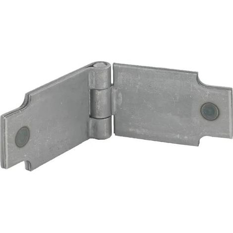 Faure et Fils cerniera a saldare corta fine in acciaio grezzo 40x25mm