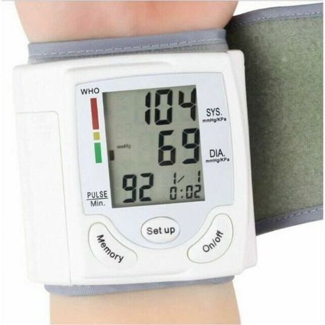 Wrist blood pressure monitor - Professional smart blood pressure monitor, automatic hypertension detection, irregular heartbeat detection (1/5)