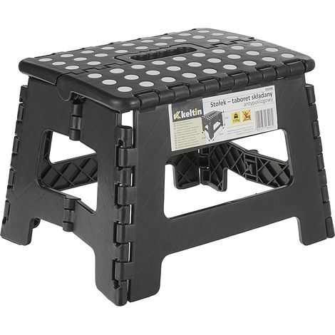Sgabello - sgabello pieghevole antiscivolo 150 kg (12) (1/5)
