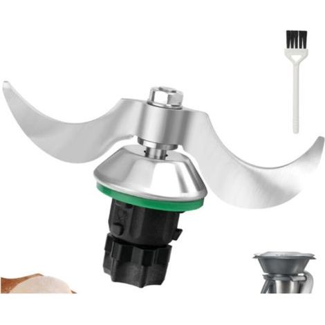 Compatible dough blade for TM6/TM5, replacement parts for Thermomix blade, stainless steel mixing blade, quick cleaning, no dough residue or contamination (1/5)
