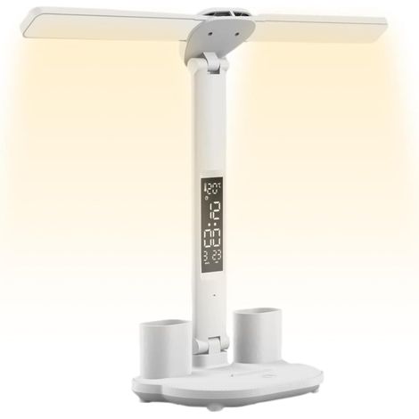 Lampe de Bureau Multifonctionnelle Lampes de bureau réglables pour bureau à domicile - Fournitures d'éclairage polyvalentes avec 3 modes de luminosité pour le bureau, la maison, la chambre (1/5)