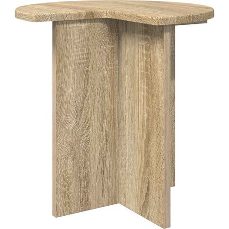 Maison Exclusive - Beistelltisch Sonoma-Eiche Ø 39 x 38 cm Holzwe
