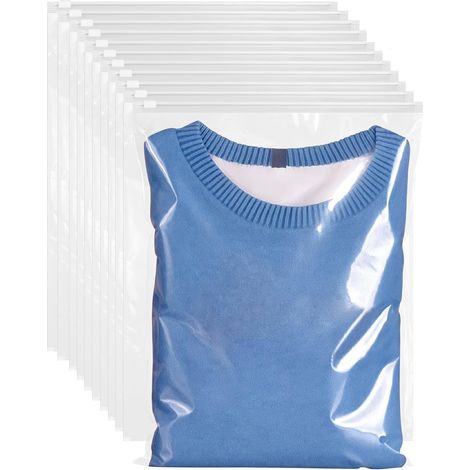 Pack of 45 Reusable Zip Bags, Waterproof Seal Bags for Clothes, Shoes, Cosmetics (30 x 40 cm) (1/5)