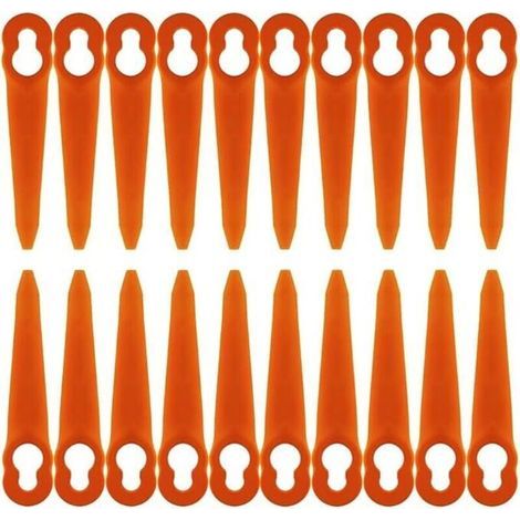 100 lames pour Stihl PolyCut 2-2 PolyCut 3-2, FSA 45 FSA 57 FSE 52, lames en plastique pour tondeuse sans fil Stihl (1/4)