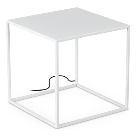 IPOTESI LAMPADA TAVOLINO BIANCO LED 3000K 16W  1700 Lm 50X50CM (1/2)