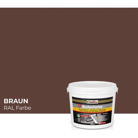 Pintura vial IsolBau para hormigón, color marrón, 4 kg. (1/5)